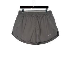 NIke Tempo Lux Shorts Womens XL Gray 4.5" Lined Running Activewear Athletic Gym